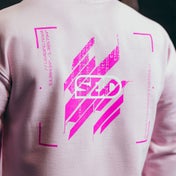 SBD Nova Sweatshirt (26) - Collegepaita - Pastellin Pinkki/Musta/Hehkuva Pinkki