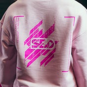 SBD Nova Sweatshirt (26) - Collegepaita - Pastellin Pinkki/Musta/Hehkuva Pinkki
