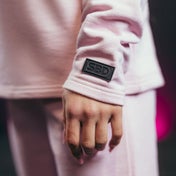 SBD Nova Sweatshirt (26) - Collegepaita - Pastellin Pinkki/Musta/Hehkuva Pinkki