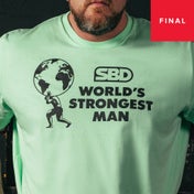 SBD WSM Maailman Vahvin Mies T-paita (26) - Finaali - Minttu